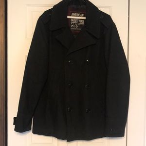 Men’s American Eagle Size L Charcoal Peacoat